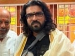 Ram Charan and Upasana Konidela visited a temple in Coimbatore. 