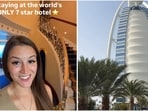 Travel vlogger explores Burj Al Arab's lavish suites and unmatched hospitality.
(Instagram/@lexielimitless)