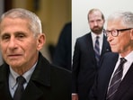 Anthony Fauci (L) and Bill Gates (R).(File Photos)