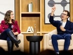 Anthropic President Daniela Amodei and CEO Dario Amodei at a Code w/ Claude event in San Francisco in May.