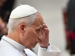 Pope Leo XIV attends a concert in Borgo Laudato Si, a 55-hectare educational and environmental center, at Castel Gandolfo on July 29.