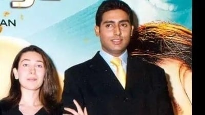 Karisma Kapoor and Abhishek Bachchan