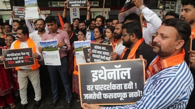 As per a parliamentary reply to MP Ashok Singh, the Food Corporation of India sold rice at a 40% discount to ethanol distilleries. (Praful Gangurde/ HT Photo)