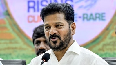 Telangana Chief Minister Revanth Reddy was on the flight that faced a minor scare before landing safely. (ANI File Photo) Telangana Chief Minister Revanth Reddy was on the flight that faced a minor scare before landing safely. (ANI File Photo)