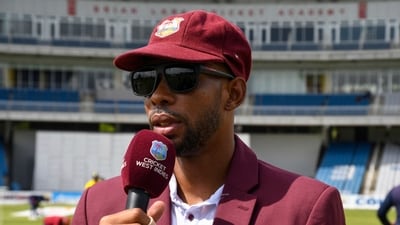 Roston Chase is proud of his bunch. (AFP)