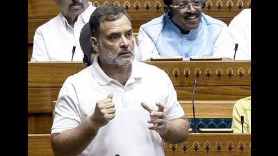 Congress leader Rahul Gandhi blamed Union home minister Amit Shah for the police excesses. (ANI)