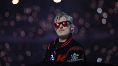 French DJ Kavinsky performs on stage during the Paris 2024 Paralympic Games Closing Ceremony at the Stade de France, in Saint-Denis, in the outskirts of Paris, on September 8, 2024. (AFP) French DJ Kavinsky performs on stage during the Paris 2024 Paralympic Games Closing Ceremony at the Stade de France, in Saint-Denis, in the outskirts of Paris, on September 8, 2024. (AFP)