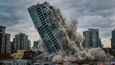 Bengaluru's OC-approved tilted tower rebuild an 'unprecedented case'; fresh RERA registration may not be required, Karnataka Real Estate Regulatory Authority Chairman Rakesh Singh told HT Real Estate (Photo for representational purposes only) (Gemini Generated Photo )