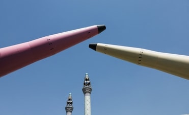 Symbolic mockups of Iranian missiles are displayed, on a street in Tehran, Iran, June 11, 2026 (REUTERS) Symbolic mockups of Iranian missiles are displayed, on a street in Tehran, Iran, June 11, 2026 (REUTERS)