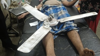 Following the collapse of a ceiling fan on a patient at the GTB Hospital, fresh allegations reveal a ceiling caved in in the orthopedics departments, raising concerns about the infrastructural capabilities of the government facility. (HT Photo)