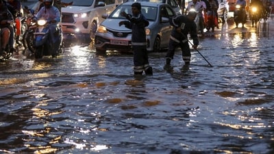 Local authorities and disaster response teams are continuing search efforts in the drainage line to locate the missing elderly man. (Representational Photo/ PTI)