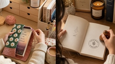 Shaped through decoration, personalisation, stamps, annotations, and creative expression, young readers are reinventing the way they connect with books. (Photo: Gemini AI generated for representational purposes only ) Shaped through decoration, personalisation, stamps, annotations, and creative expression, young readers are reinventing the way they connect with books. (Photo: Gemini AI generated for representational purposes only )