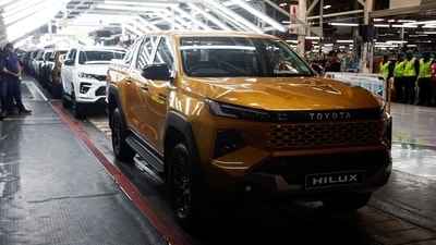 The new Toyota Hilux has received a significant design and feature update, while the powertrain remains unchanged. (REUTERS)