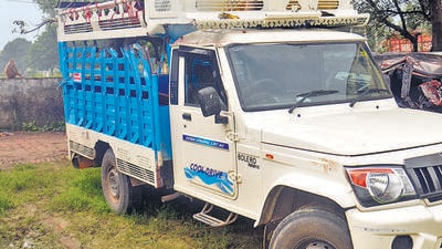 The accident took place at around 11.45pm on Tuesday as the pickup truck, carrying at least four women and at least one minor girl, headed to Haridwar from Kahirthal-Tijara district in Rajasthan. (Sakib Ali/HT Photo) The accident took place at around 11.45pm on Tuesday as the pickup truck, carrying at least four women and at least one minor girl, headed to Haridwar from Kahirthal-Tijara district in Rajasthan. (Sakib Ali/HT Photo)