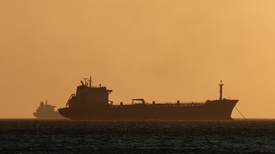 The drone hit a vessel in the Egyptian port of Damietta, causing a fire that spread to another vessel (Representational Image/REUTERS)