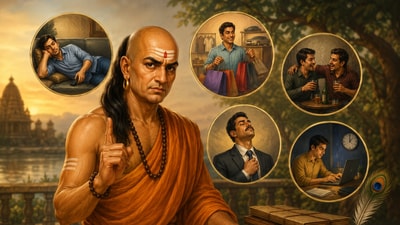 చాణక్యుడి జీవిత సూత్రాలు: సంపద, విజయం, ప్రశాంతత కోసం పాటించాల్సిన ఐదు నియమాలు! చాణక్యుడి జీవిత సూత్రాలు: సంపద, విజయం, ప్రశాంతత కోసం పాటించాల్సిన ఐదు నియమాలు!