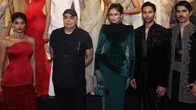 Couturier Tarun Tahiliani unveiled his latest collection, Navaratna at Bikaner House in the Capital (Photo: Instagram) Couturier Tarun Tahiliani unveiled his latest collection, Navaratna at Bikaner House in the Capital (Photo: Instagram)