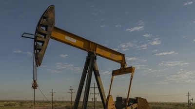 A New Mexico oil field in 2024. A New Mexico oil field in 2024.