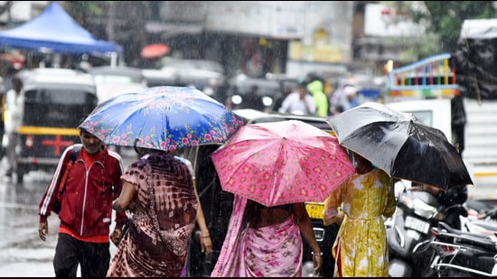 From August 1 onwards, nearly the entire state is under a green alert, indicating a significant reduction in rainfall activity. (HT)