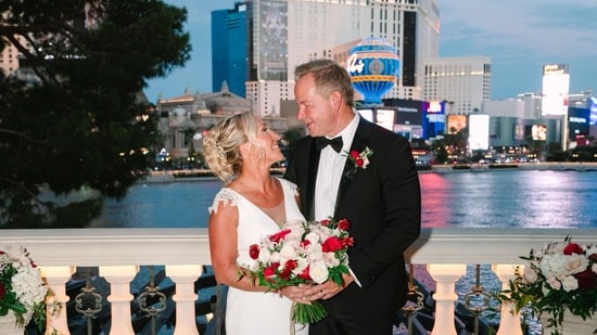 Marjorie Taylor Greene and Brian Glenn exchanged vows in Las Vegas; application for marriage license filed July 24.