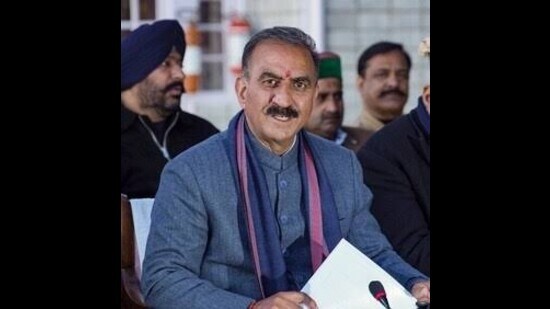 Himachal chief minister Sukhvinder Singh Sukhu (File)