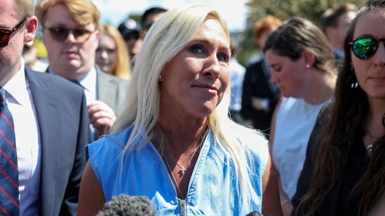 Former congresswoman Marjorie Taylor Greene wed conservative journalist Brian Glenn in Las Vegas. They had previously been married to others and reconnected during their respective divorces in 2022.