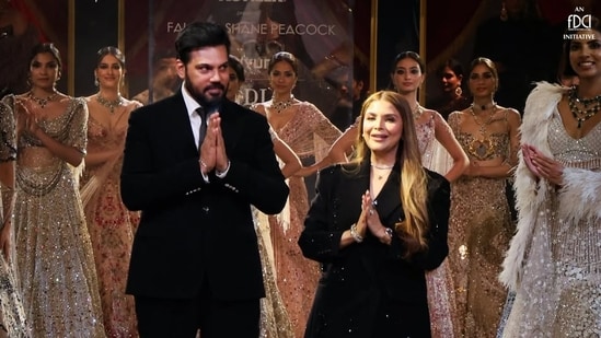 A celebration of couture in its finest expression as Falguni Shane Peacock take the runway at Hyundai India Couture Week 2026, in association with Nexxus New York, an FDCI Initiative (Photo: Instagram)