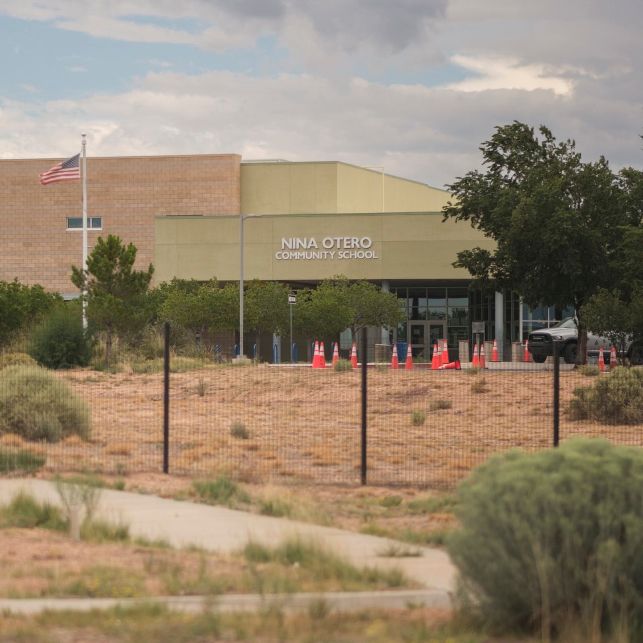A school in Santa Fe, N.M., earlier this month.