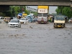 (Representative image) Officials said repeated reminders were issued to deploy pumping machinery in Ward 25, but the required equipment was allegedly not provided during the rainfall. (Parveen Kumar/HT)