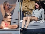 Friends co-stars Jennifer Aniston and Courteney Cox enjoy holiday in Spain alongside Pedro Pascal, Jim Curtis