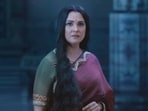 Ramayana trailer reactions: Lara Dutta's Kaikeyi look divides internet, sparks 'modern saree' debate.