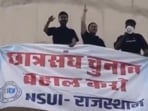 Student leader Viona Jat is leading the hunger strike.