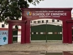 The Kidwai Nagar school has been built with 40 classrooms and modern infrastructure to provide better learning facilities. (HT File)