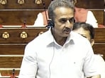 Union MoS Kirti Vardhan Singh speaks in Rajya Sabha during the Monsoon Session of Parliament on Thursday. (Sansad TV)