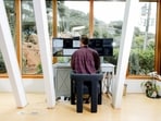 Ben Broca runs his company as a one-man band—with lots of help from AI—from his living room in Sausalito, Calif.