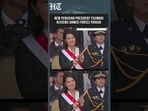 Peru's New President Fujimori Leads Spectacular Military Parade Ceremony