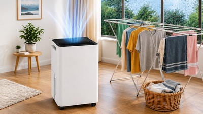 These dehumidifiers remove around 30L of water in a day. (Amazon) These dehumidifiers remove around 30L of water in a day. (Amazon)