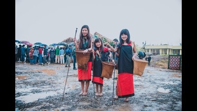 Children participating in a festival in Ukhrul, Manipur. (Shutterstock) Children participating in a festival in Ukhrul, Manipur. (Shutterstock)