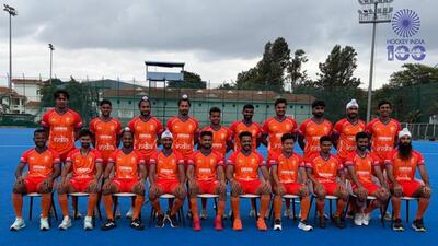 Indian men’s hockey team in the new jersey. (HI/X) Indian men’s hockey team in the new jersey. (HI/X)