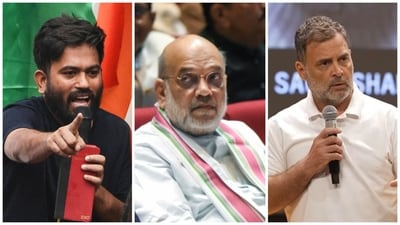 Abhijeet Dipke’s demand came a day after Congress leader Rahul Gandhi accused Amit Shah of ordering the crackdown on the protesters and demanded his resignation. (ANI/PTI/HT) Abhijeet Dipke’s demand came a day after Congress leader Rahul Gandhi accused Amit Shah of ordering the crackdown on the protesters and demanded his resignation. (ANI/PTI/HT)