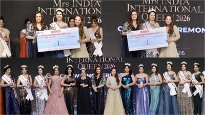 Dhanashri Joshi from Delhi and Mira Gadhia from Dubai won Mrs India International Queen 2026