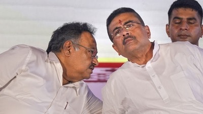মুখ্যমন্ত্রীকে ‘পরামর্শ’ দিয়ে চিঠি শমীক ভট্টাচার্যের (PTI) মুখ্যমন্ত্রীকে ‘পরামর্শ’ দিয়ে চিঠি শমীক ভট্টাচার্যের (PTI)