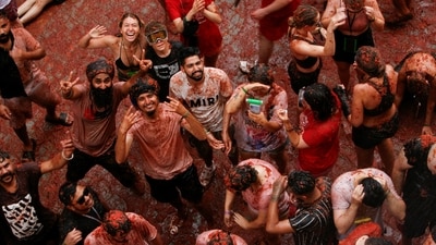 The woman described La Tomatina as “one of the toughest experiences" she has ever had. (Reuters/Representational image)