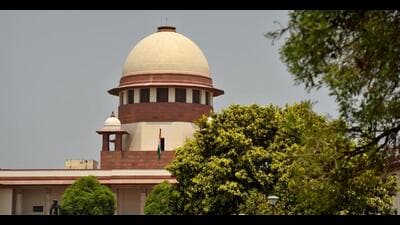 The Supreme Court posted the matter for hearing on Tuesday. (HT PHOTO)