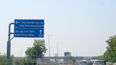 The move is expected to significantly improve connectivity to the upcoming Noida International Airport in Jewar and ease traffic congestion in the region. (HT PHOTO) The move is expected to significantly improve connectivity to the upcoming Noida International Airport in Jewar and ease traffic congestion in the region. (HT PHOTO)