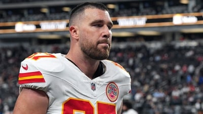 Travis Kelce made his return to the practice field after marrying Taylor Swift nearly a month ago. Travis Kelce made his return to the practice field after marrying Taylor Swift nearly a month ago.