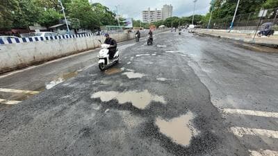 With incessant rain leaving roads riddled with potholes, PMC has okayed procurement of petroleum-based materials worth  ₹14 crore to ensure uninterrupted operations at its Yerawada hot mix plant. ((PIC FOR REPRESENTATION))