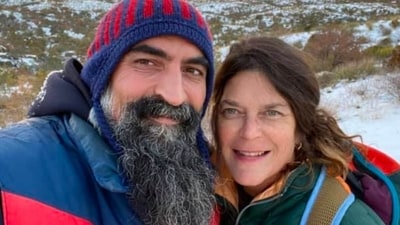 A self-proclaimed investigator claims that during the time of Nancy Guthrie's disappearance, Annie Guthrie and Tommaso Cioni had not been home for more than 60 days. (X/@JLRINVESTIGATES)