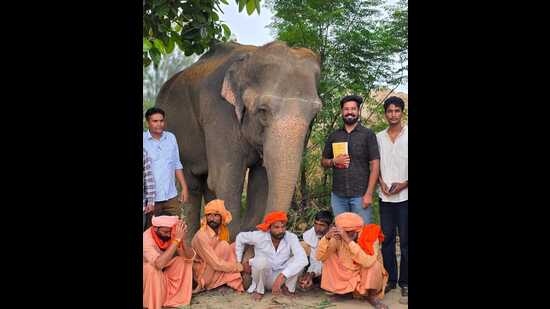 Barnala police have booked the elephant’s owner, Jai Ram of Ludhiana, and three mahouts for their alleged involvement in the mistreatment of the elephant. (HT)