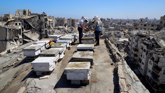 Israeli strikes on the Gaza strip killed three people on Thursday, including two children.